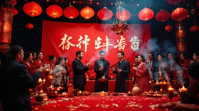 剧组开机仪式现场：主创悉数亮相